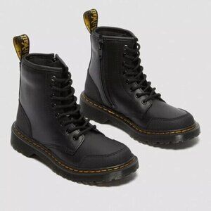 Dr. Martens 1460 Black Leather Combat Boots Youth 5 Women's 6 Men's 5